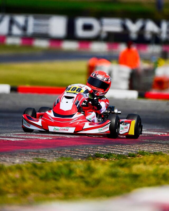 Racing kart on the Artena Circuit